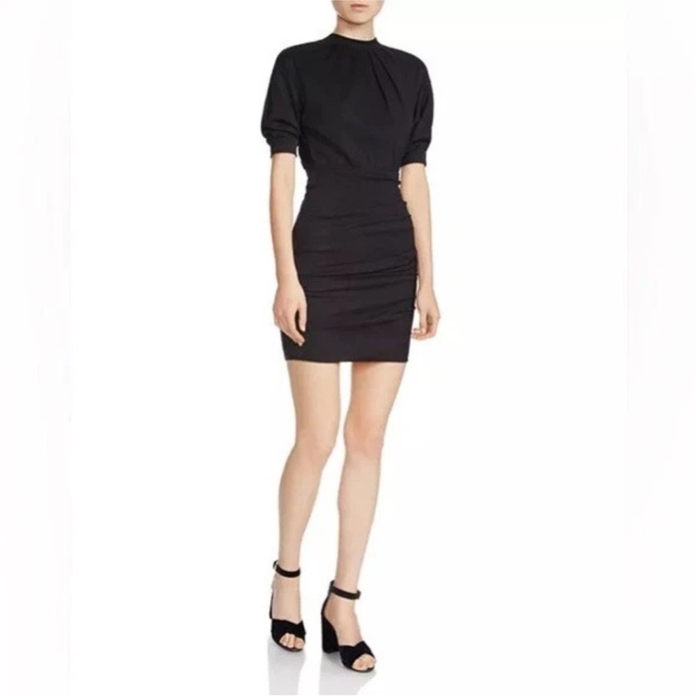 Host Pick 🎉 MAJE Roxia Draped Crepe Black Dress